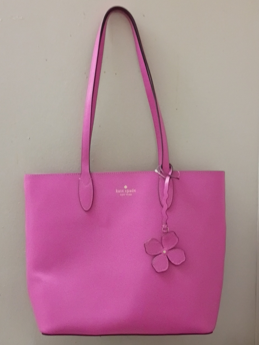 kate spade Pink Floral Charm Tote